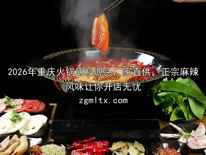 2026年重庆火锅底料源头厂家直供，正宗麻辣风味让你开店无忧