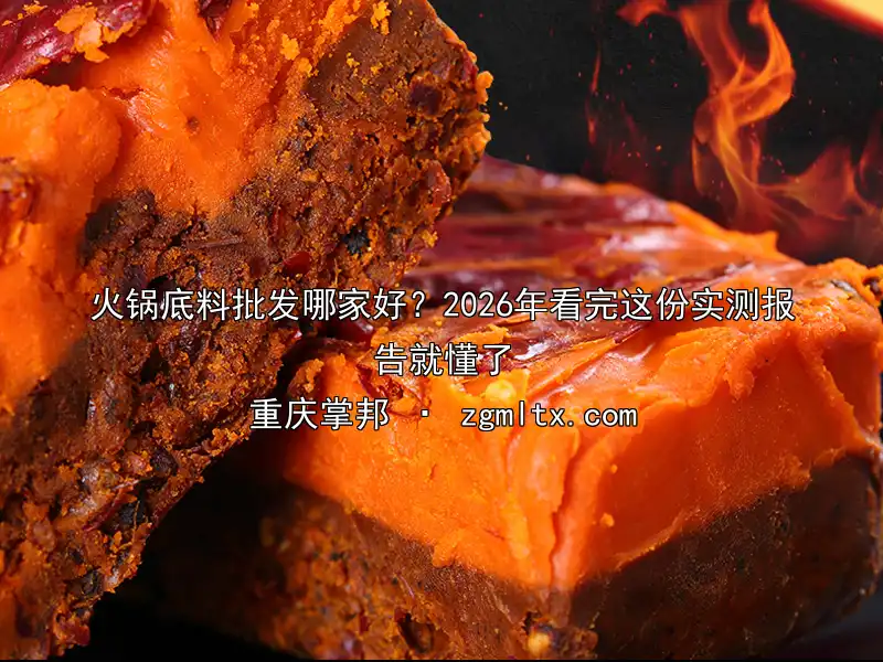 火锅底料批发哪家好？2026年看完这份实测报告就懂了