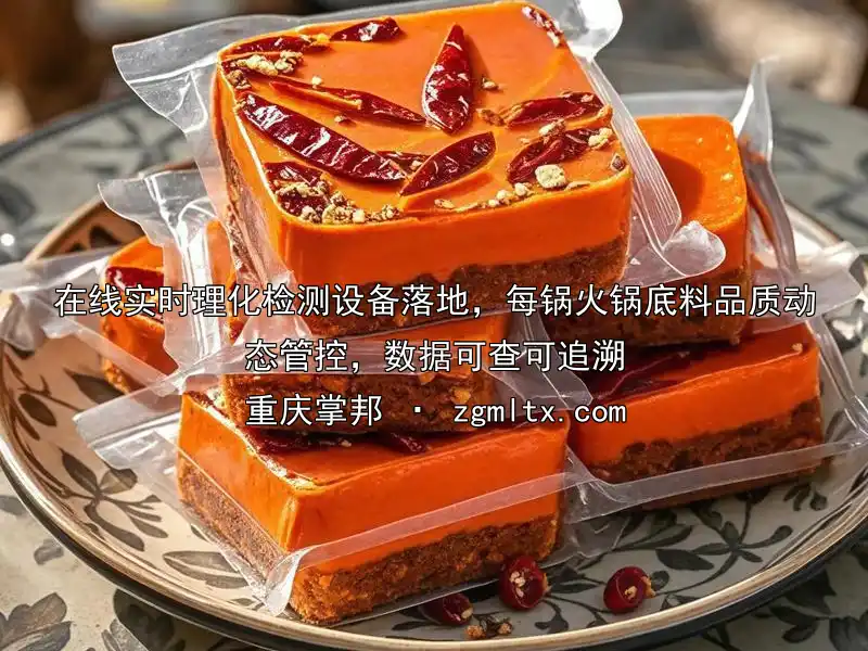 在线实时理化检测设备落地，每锅火锅底料品质动态管控，数据可查可追溯